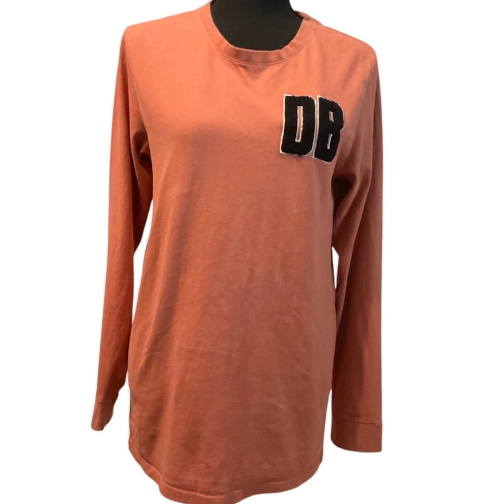 Dutch Bros Long sleeve Brown/Orange Tshirt M unisex preowned
